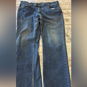 Duluth Trading Co Relaxed Fit Blue Jeans
